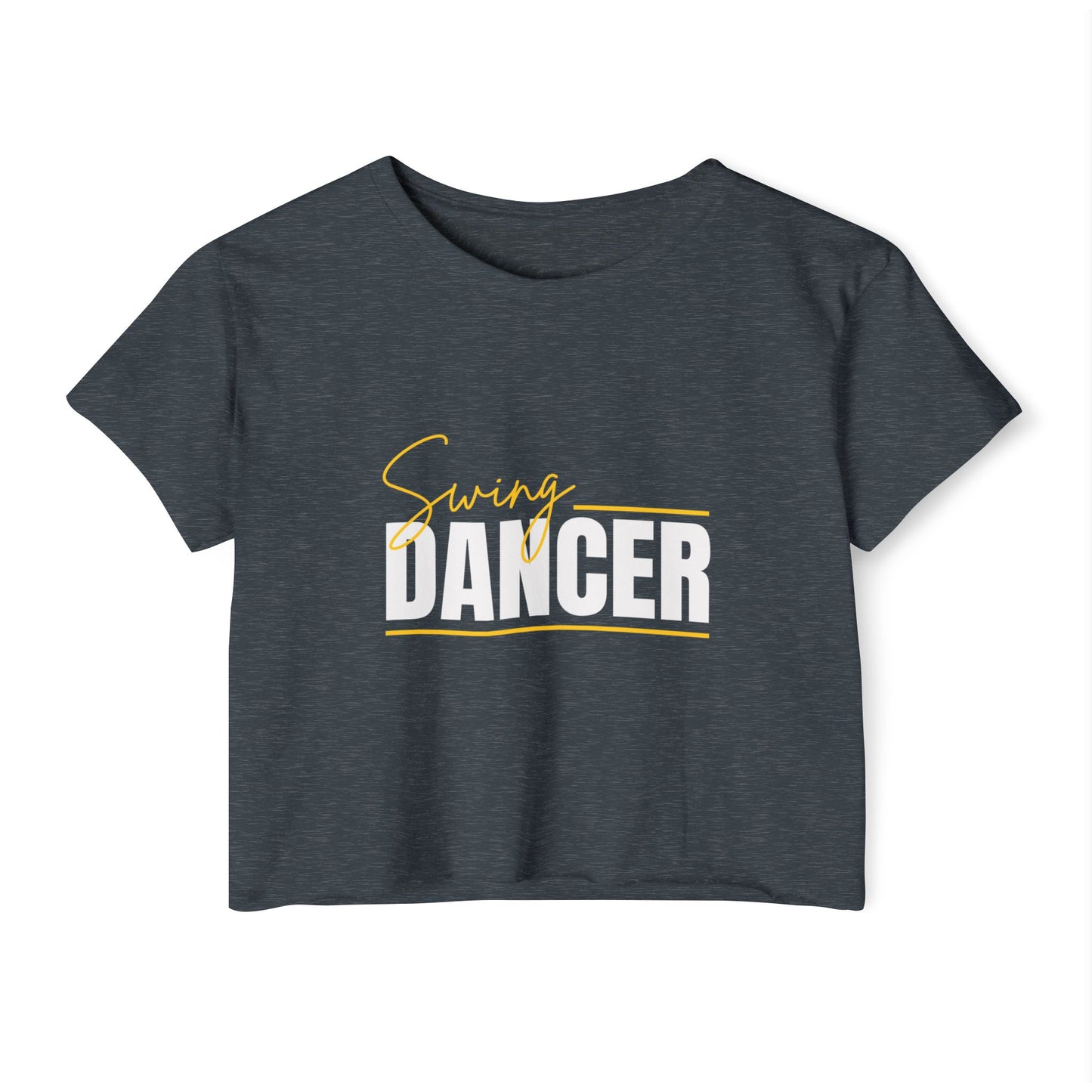 Dancer Crop Top - Women's Festival Swing Dancer T-Shirt