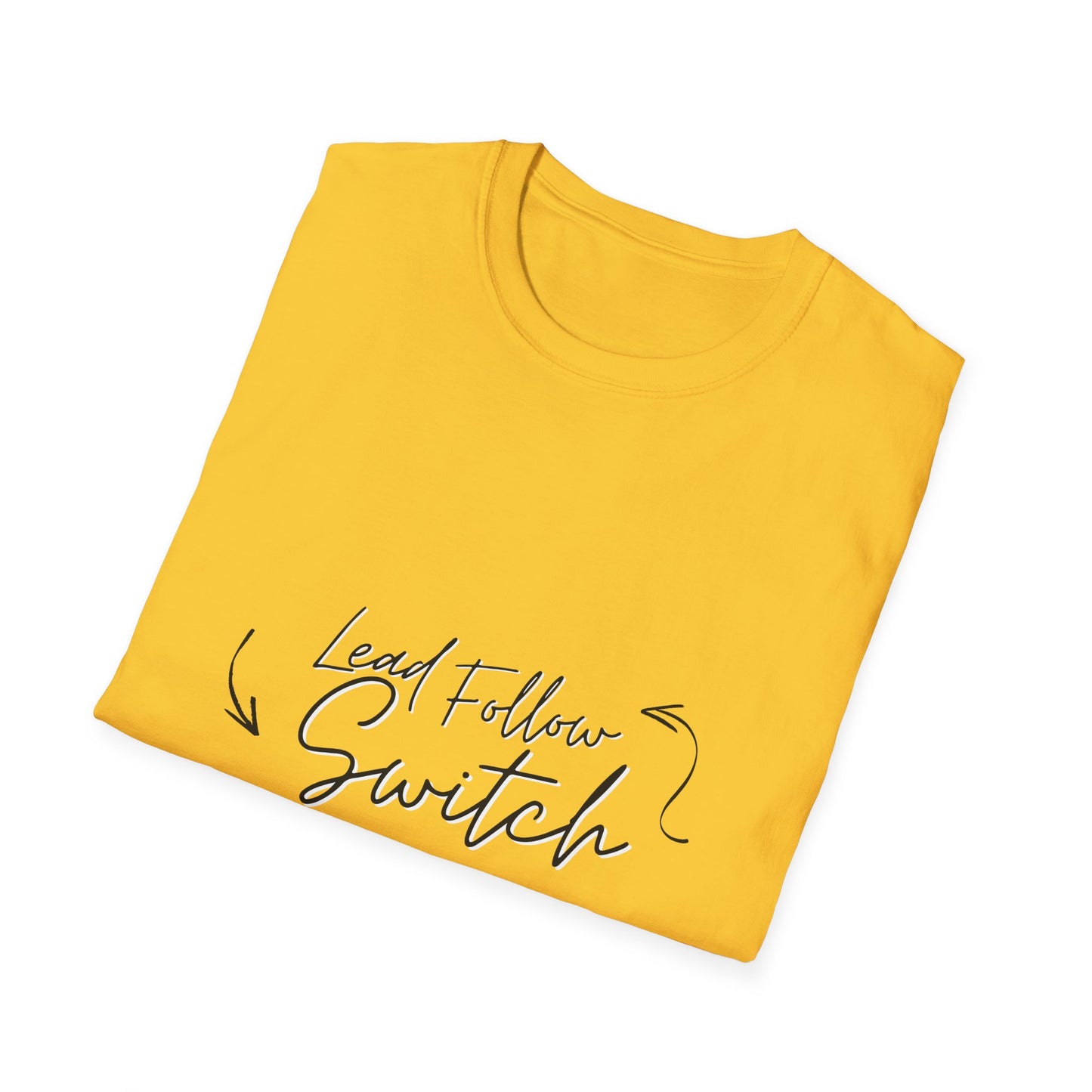 "Lead, Follow, Switch" - (unisex) tee