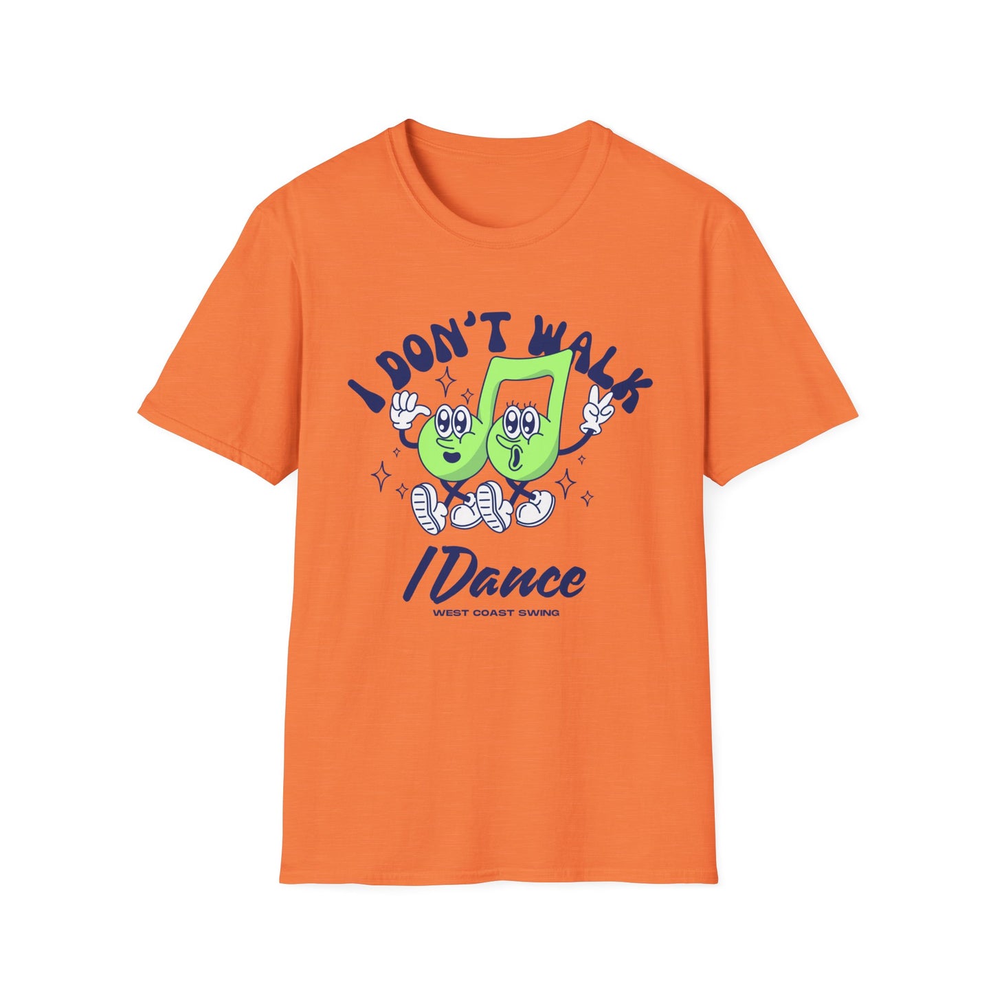 Retro "I Don't Walk, I Dance West Coast Swing" (unisex)