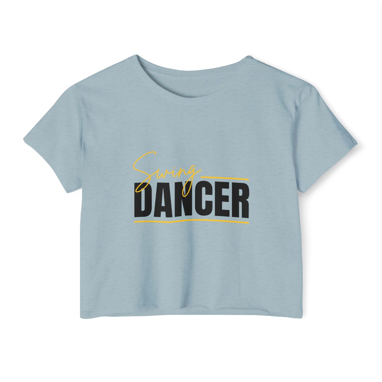 Dancer Crop Top - Women's Festival Swing Dancer T-Shirt
