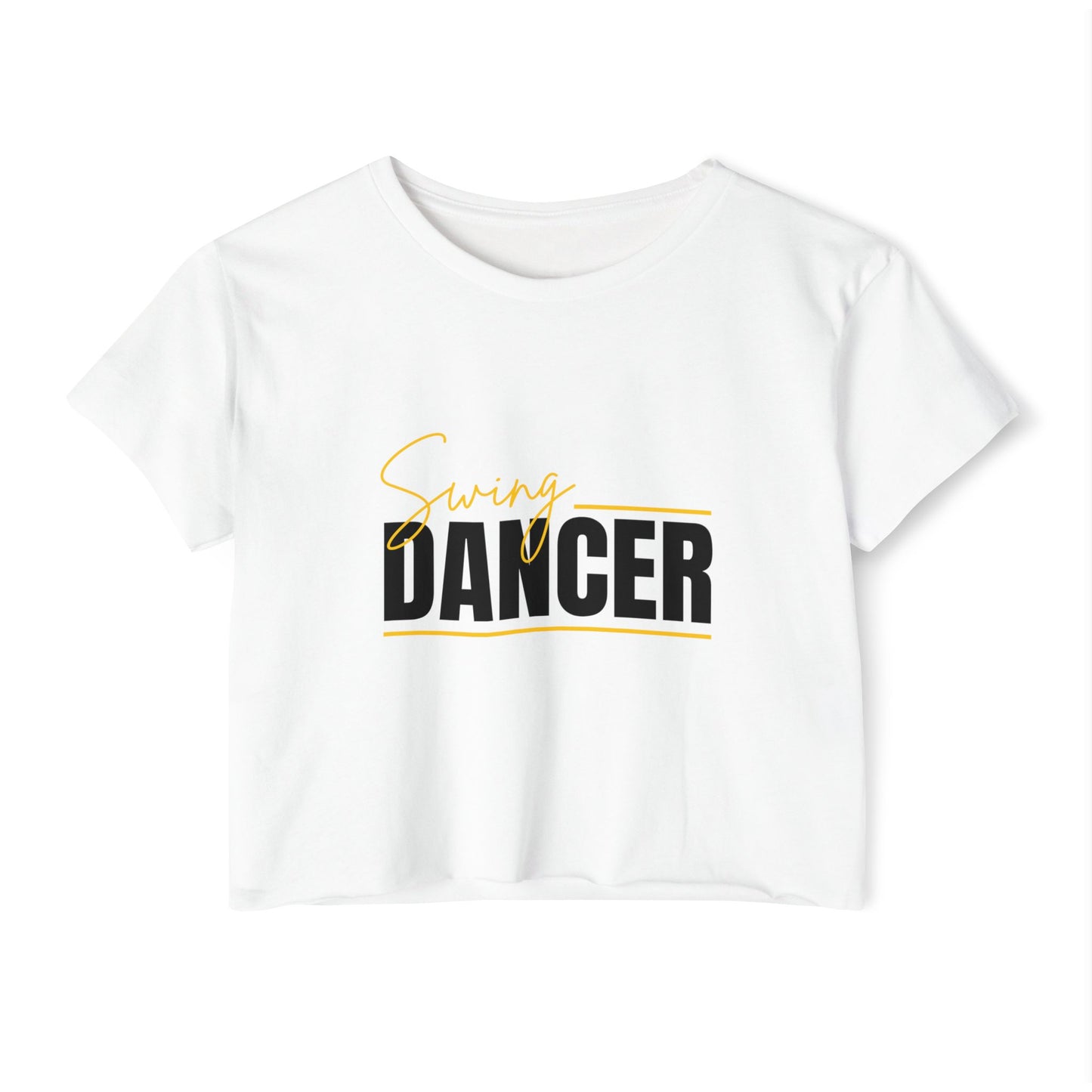 Dancer Crop Top - Women's Festival Swing Dancer T-Shirt