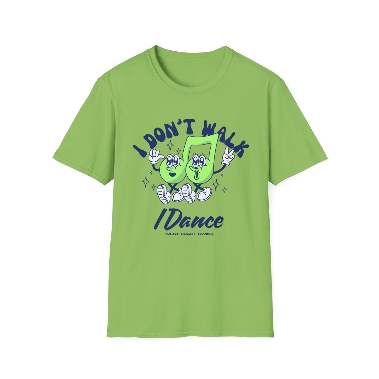 Retro "I Don't Walk, I Dance West Coast Swing" (unisex)