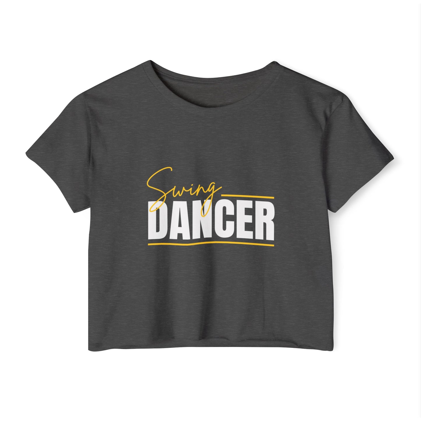Dancer Crop Top - Women's Festival Swing Dancer T-Shirt