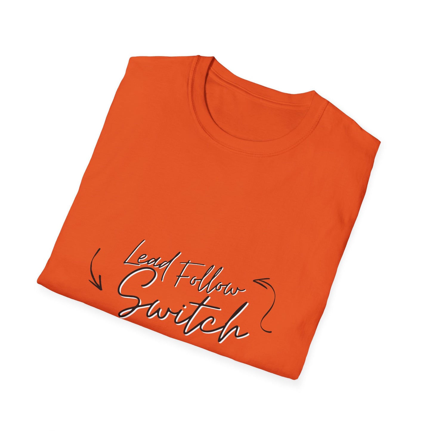 "Lead, Follow, Switch" - (unisex) tee