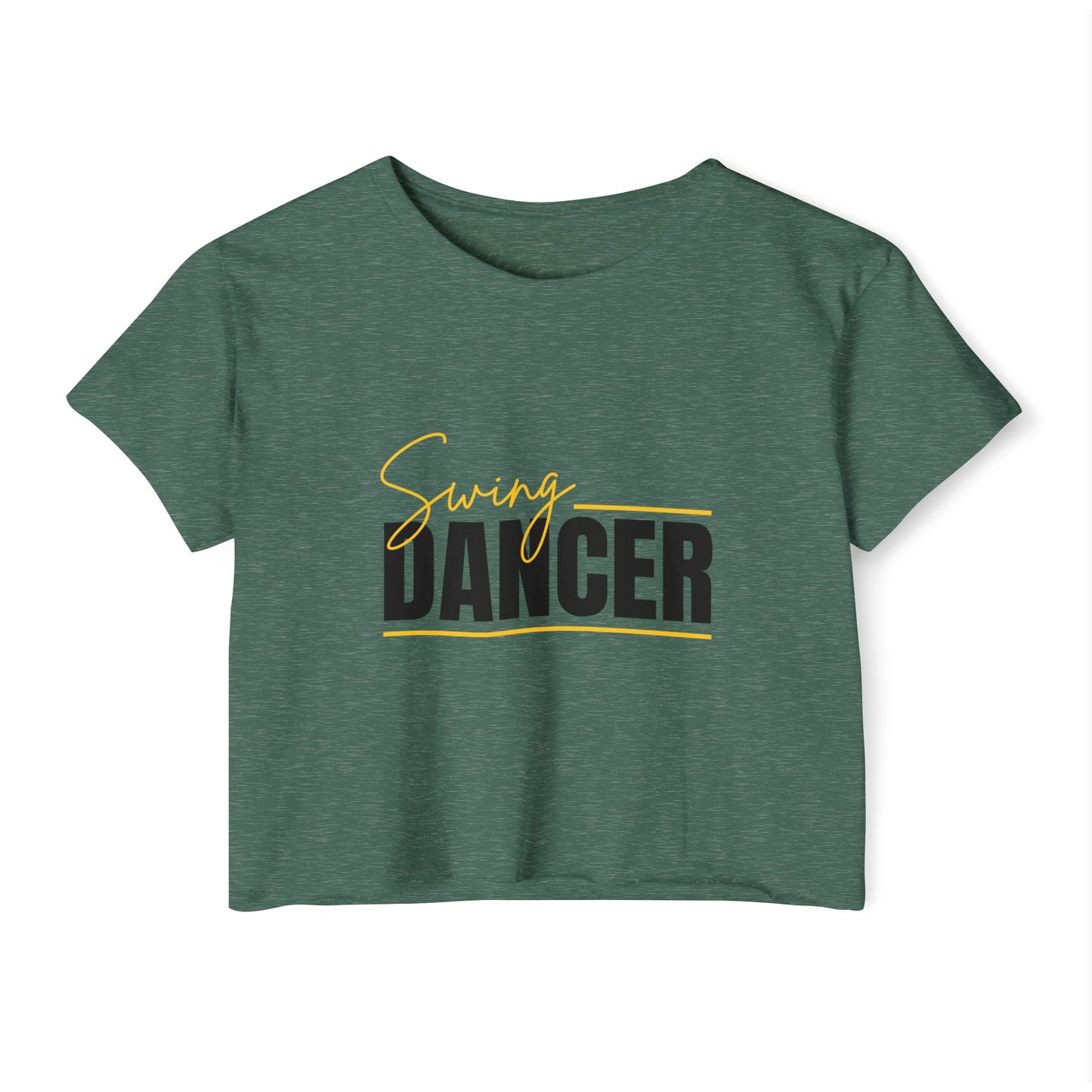 Dancer Crop Top - Women's Festival Swing Dancer T-Shirt