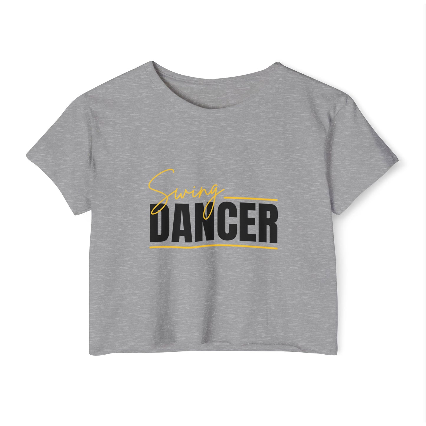 Dancer Crop Top - Women's Festival Swing Dancer T-Shirt