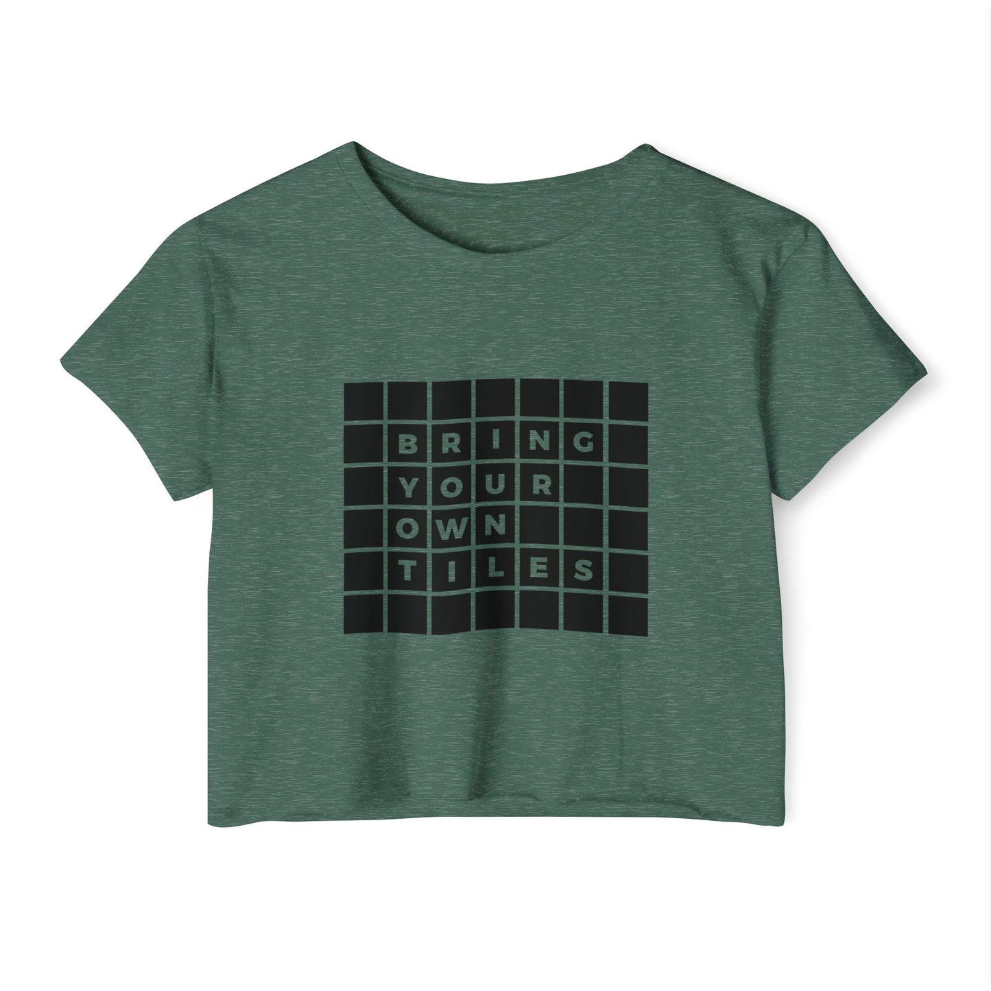 BYOT - Crop Top - Text Tile Type