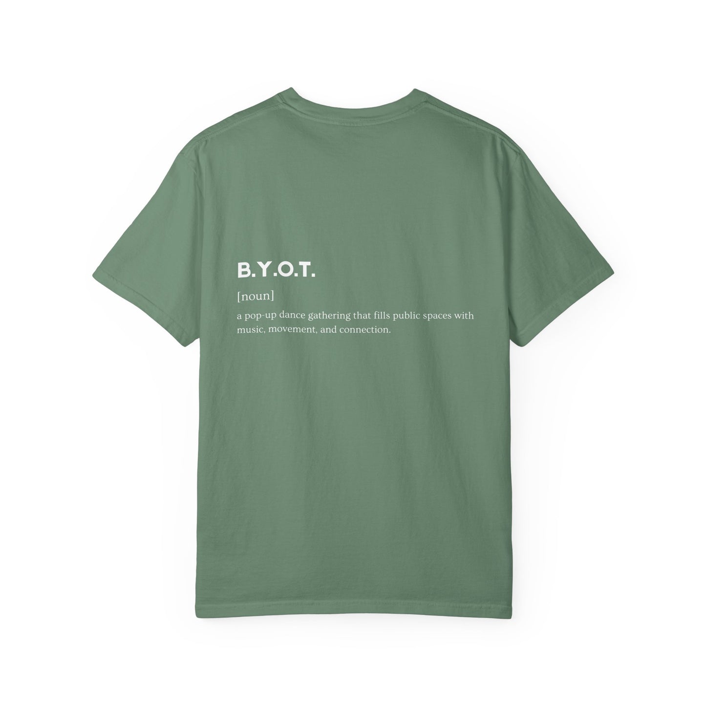 BYOT - Unisex Tee - Text Tile Type - (white graphic) CC
