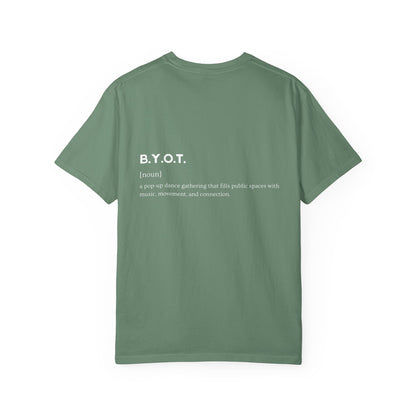BYOT - Unisex Tee - Text Tile Type - (white graphic) CC