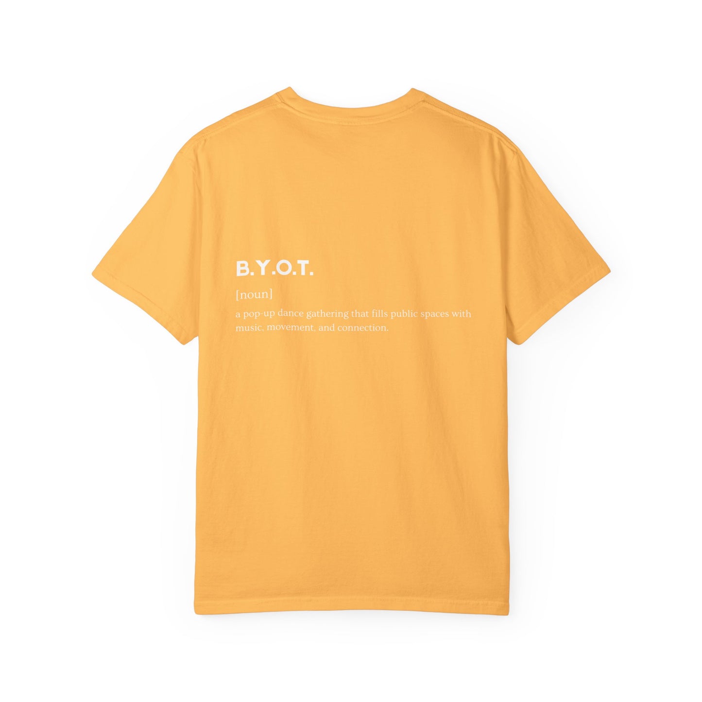 BYOT - Unisex Tee - Text Tile Type - (white graphic) CC