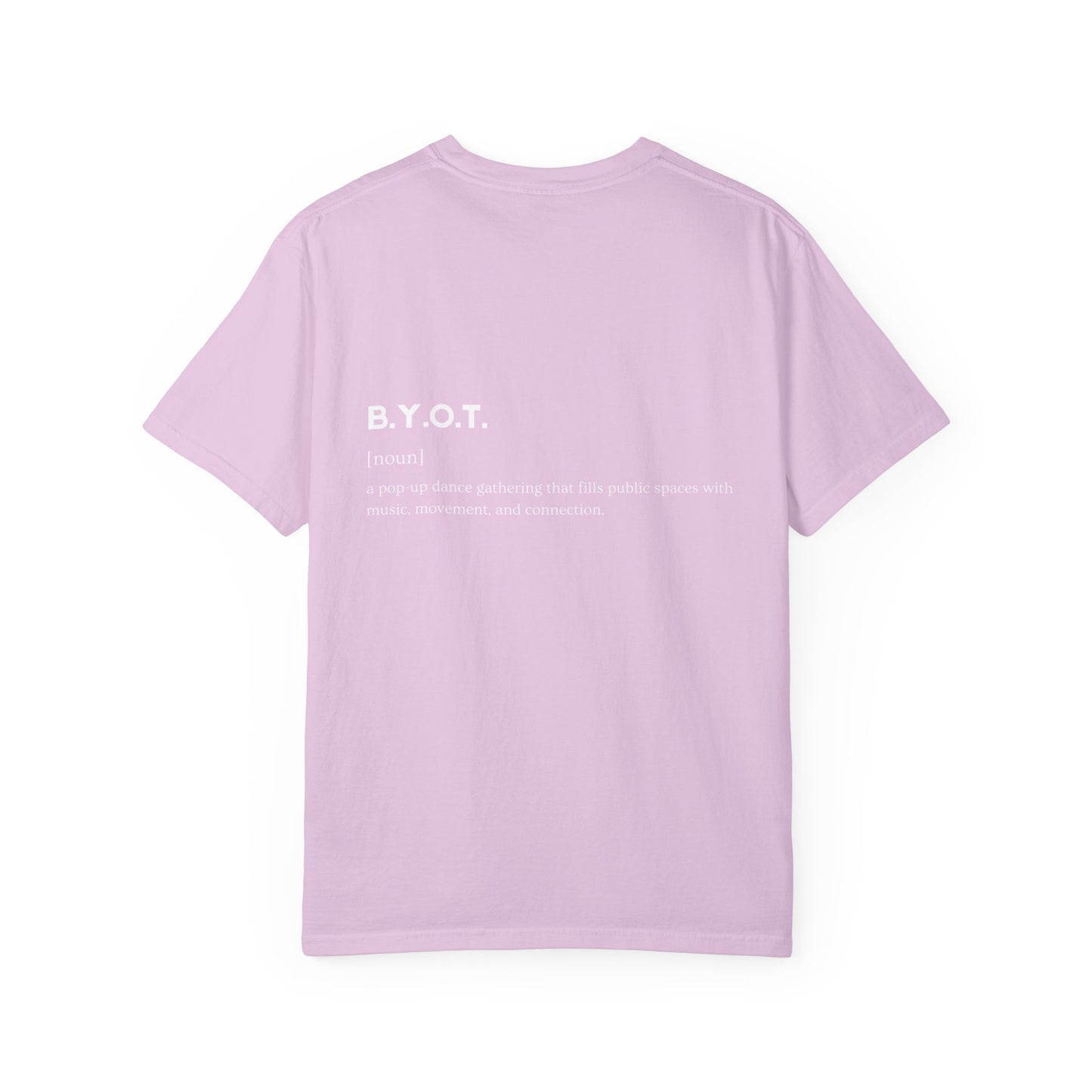 BYOT - Unisex Tee - Text Tile Type - (white graphic) CC