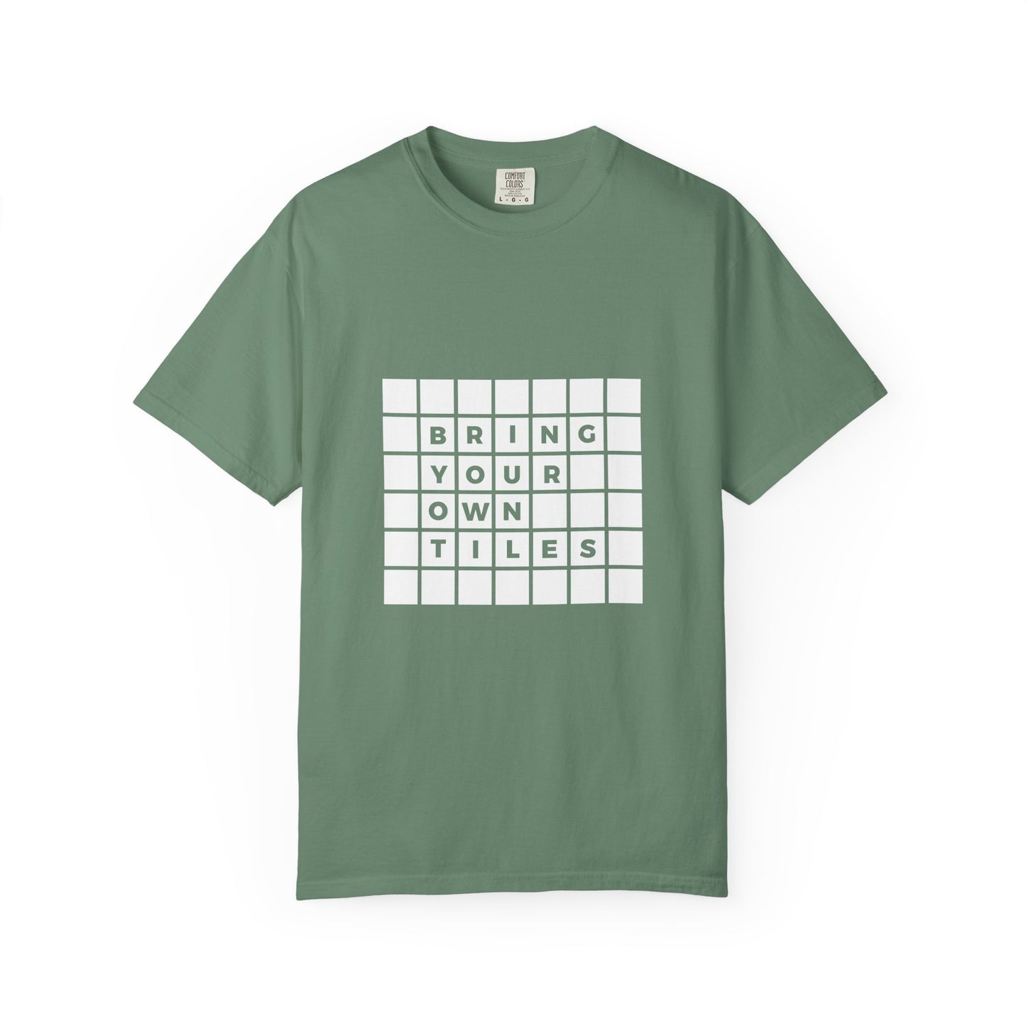 BYOT - Unisex Tee - Text Tile Type - (white graphic) CC