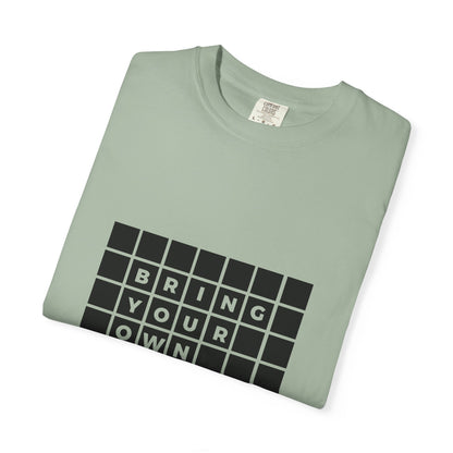 BYOT - Unisex Tee - Text Tile Type - CC