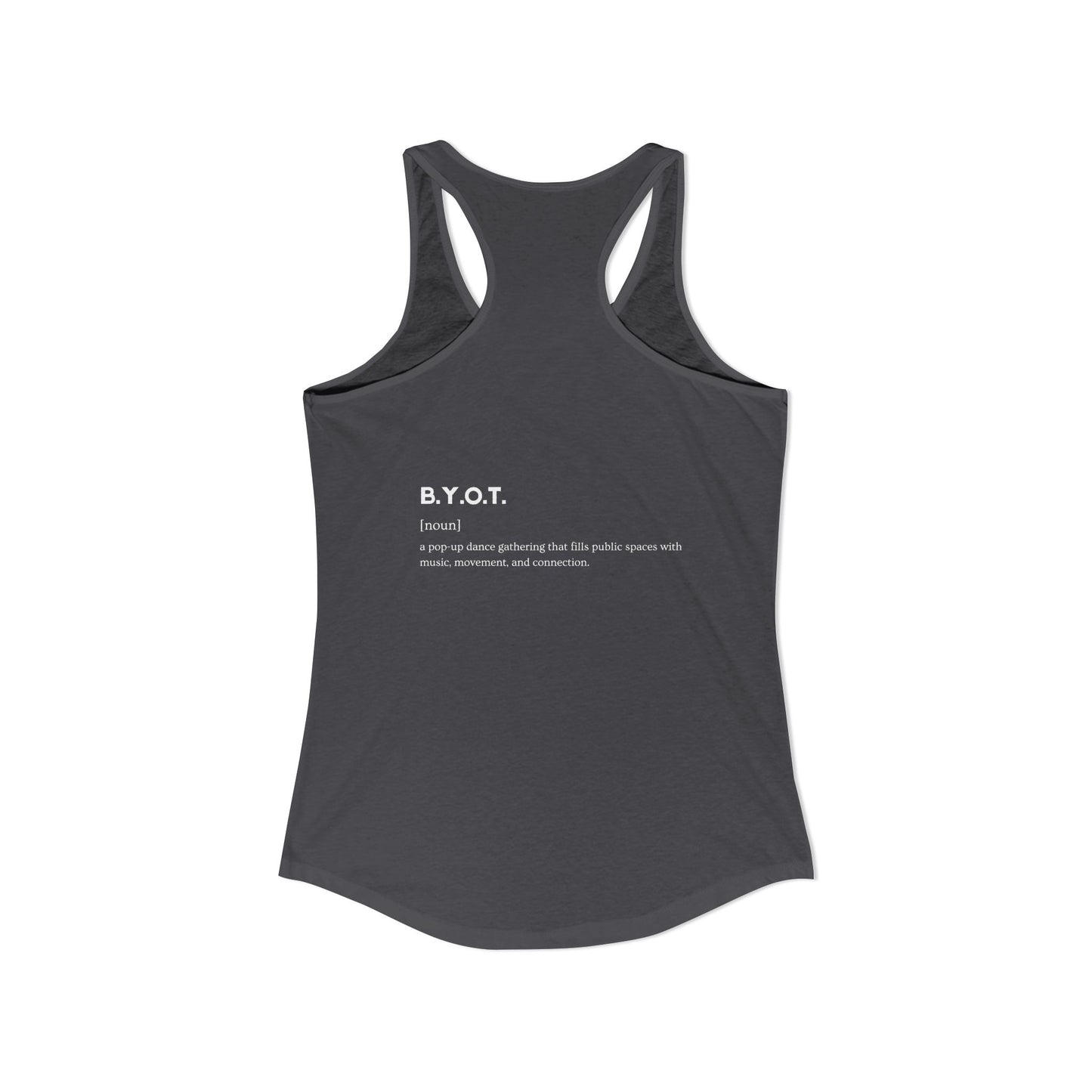 BYOT Women's Racerback Tank - Perspective