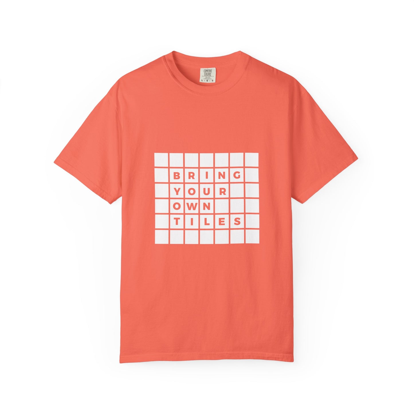 BYOT - Unisex Tee - Text Tile Type - (white graphic) CC