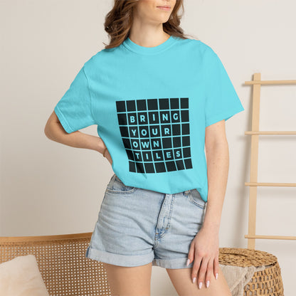 BYOT - Unisex Tee - Text Tile Type - CC