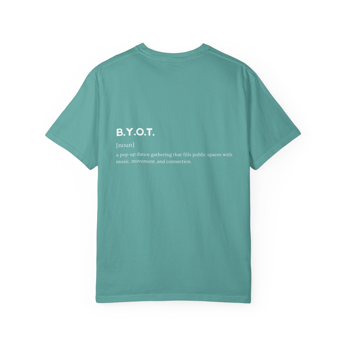 BYOT - Unisex Tee - Text Tile Type - (white graphic) CC