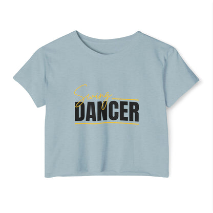 Dancer Crop Top - Women's Festival Swing Dancer T-Shirt