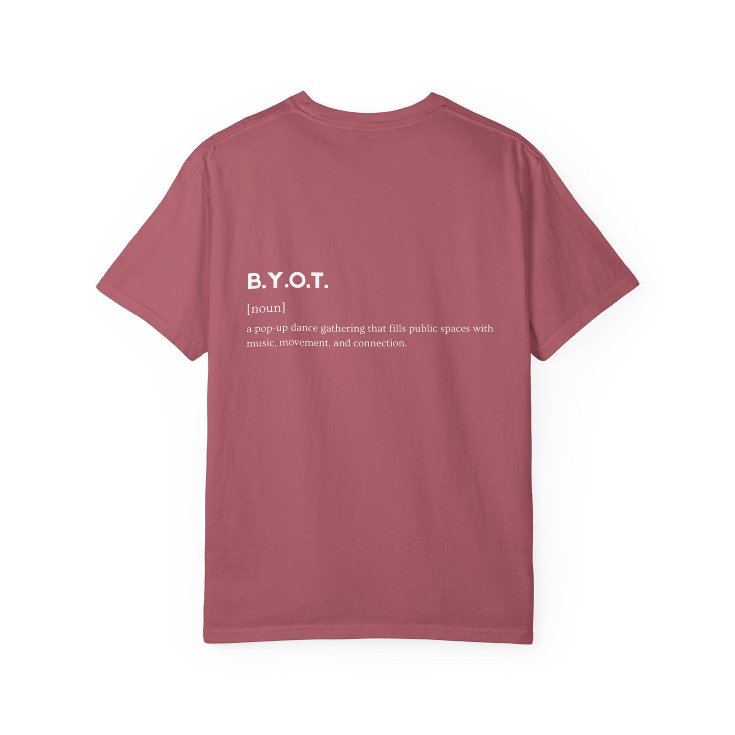 BYOT - Unisex Tee - Text Tile Type - (white graphic) CC