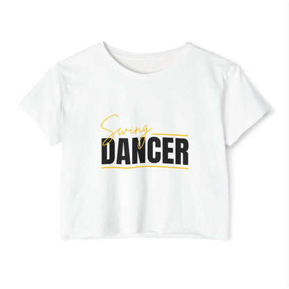Dancer Crop Top - Women's Festival Swing Dancer T-Shirt