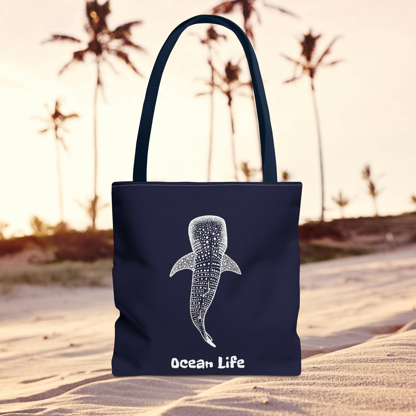 Whale Shark - Navy Tote