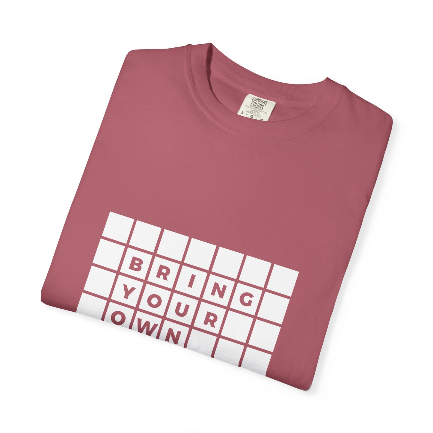 BYOT - Unisex Tee - Text Tile Type - (white graphic) CC