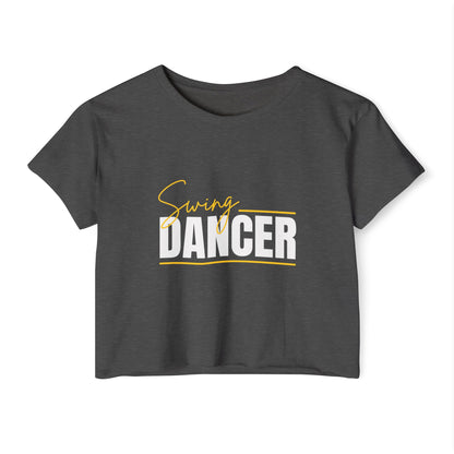 Dancer Crop Top - Women's Festival Swing Dancer T-Shirt