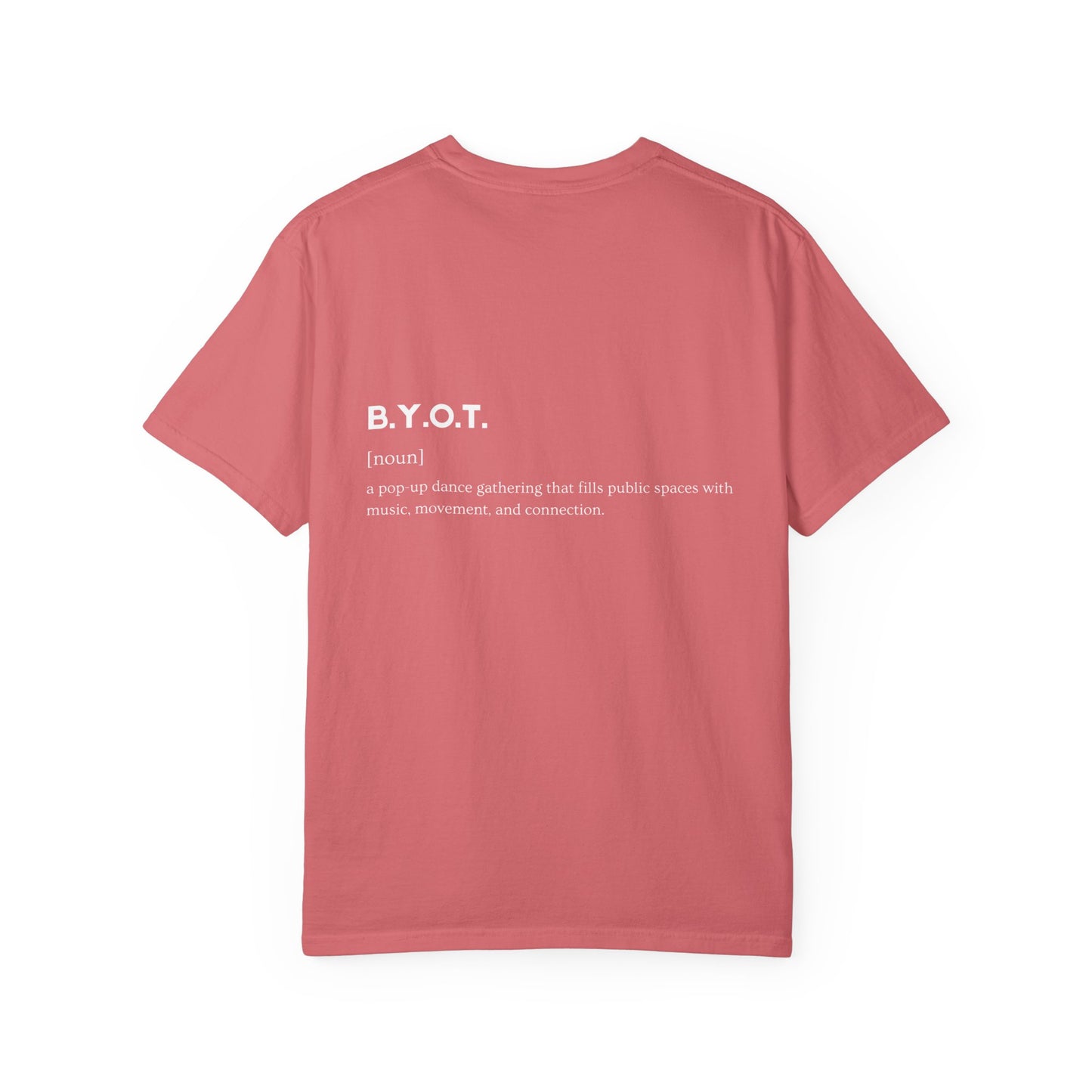 BYOT - Unisex Tee - Text Tile Type - (white graphic) CC