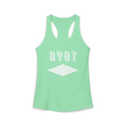 BYOT Women's Racerback Tank - Perspective