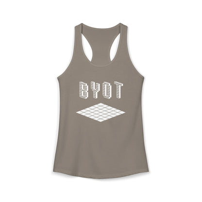 BYOT Women's Racerback Tank - Perspective