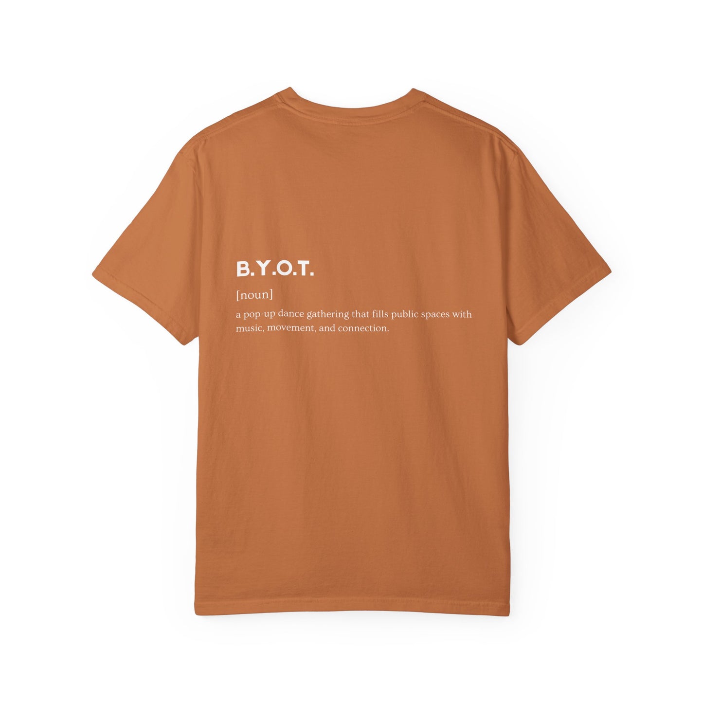 BYOT - Unisex Tee - Text Tile Type - (white graphic) CC
