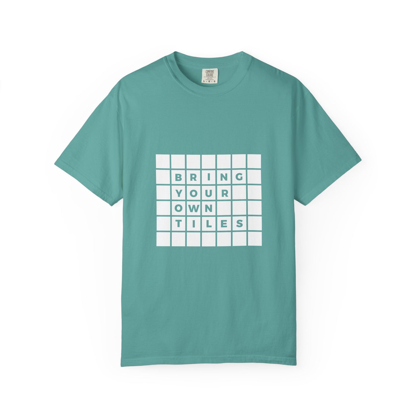 BYOT - Unisex Tee - Text Tile Type - (white graphic) CC
