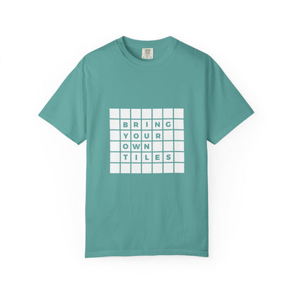 BYOT - Unisex Tee - Text Tile Type - (white graphic) CC