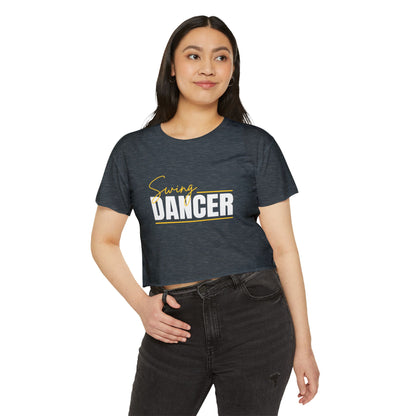 Dancer Crop Top - Women's Festival Swing Dancer T-Shirt