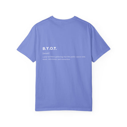 BYOT - Unisex Tee - Text Tile Type - (white graphic) CC