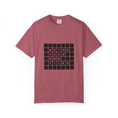 BYOT - Unisex Tee - Text Tile Type - CC