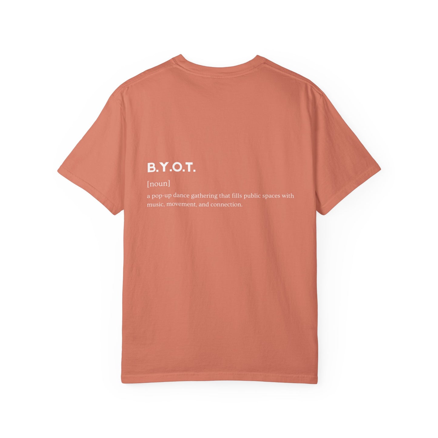 BYOT - Unisex Tee - Text Tile Type - (white graphic) CC