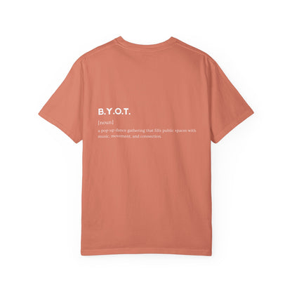 BYOT - Unisex Tee - Text Tile Type - (white graphic) CC