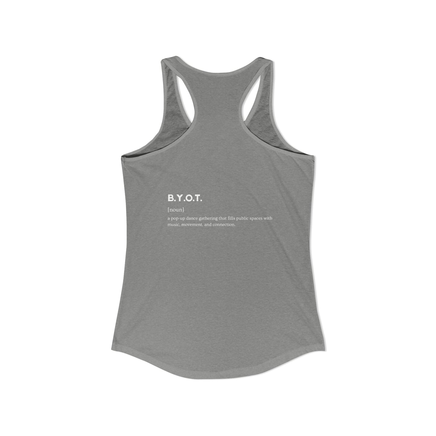 BYOT Women's Racerback Tank - Perspective