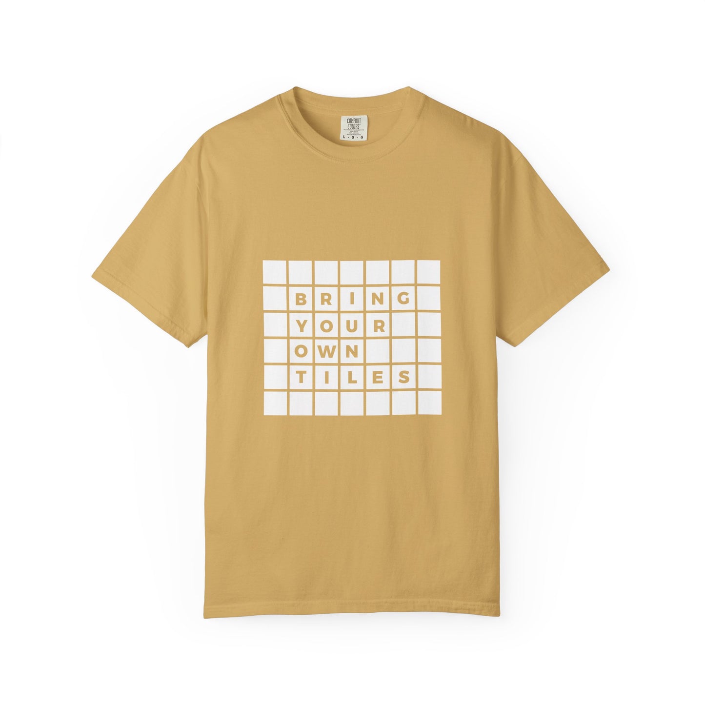 BYOT - Unisex Tee - Text Tile Type - (white graphic) CC