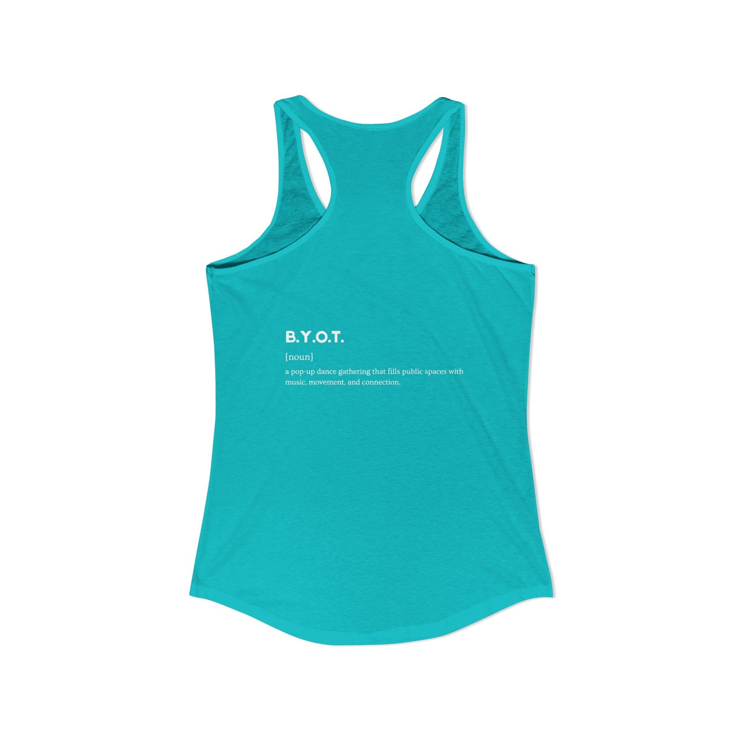 BYOT Women's Racerback Tank - Perspective