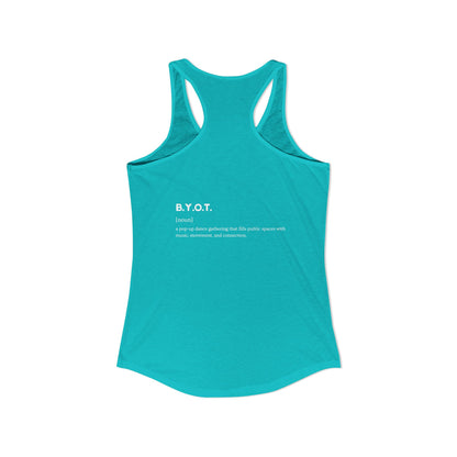 BYOT Women's Racerback Tank - Perspective