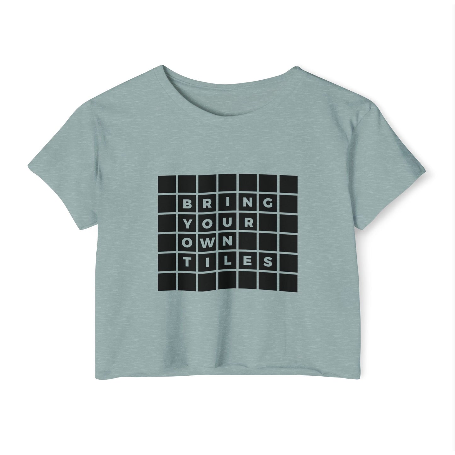 BYOT - Crop Top - Text Tile Type