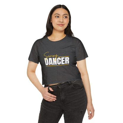 Dancer Crop Top - Women's Festival Swing Dancer T-Shirt