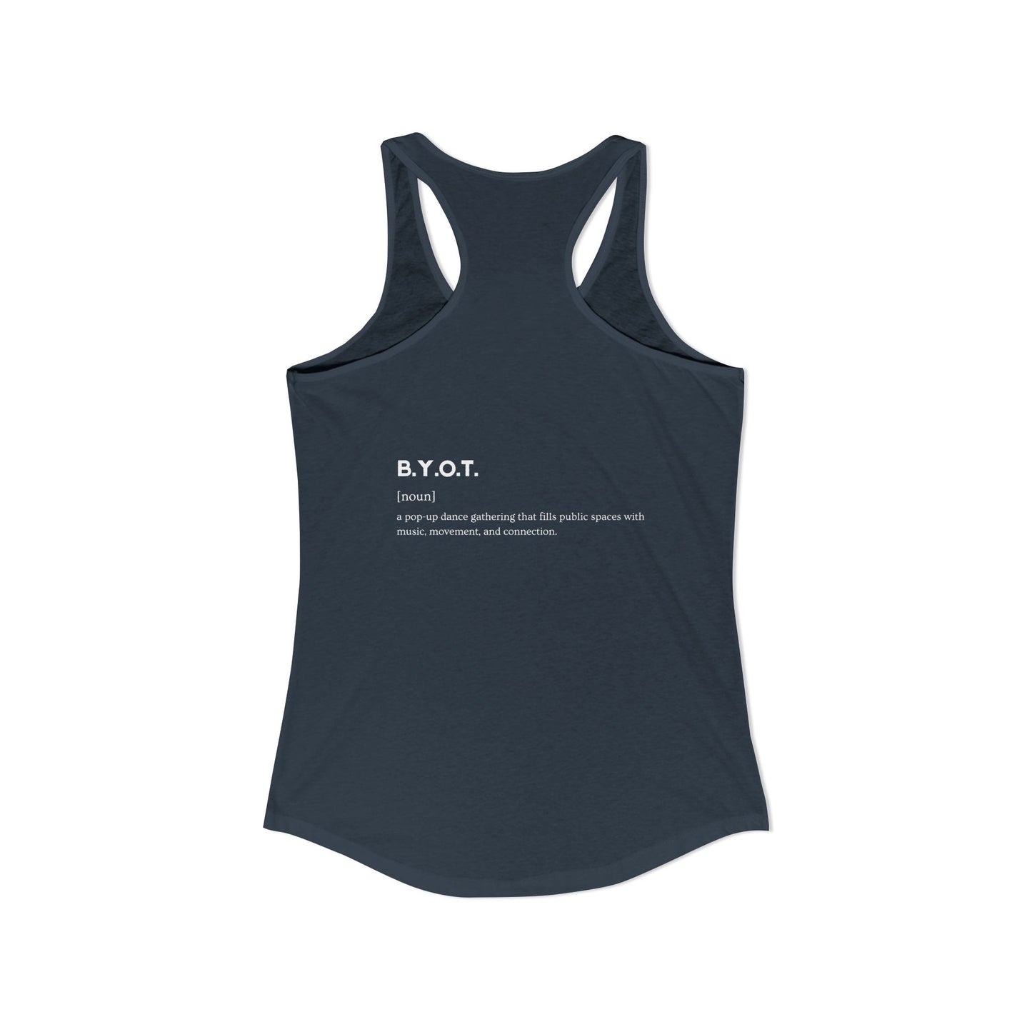 BYOT Women's Racerback Tank - Perspective