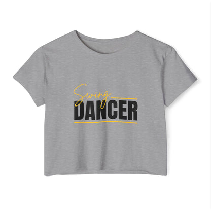 Dancer Crop Top - Women's Festival Swing Dancer T-Shirt
