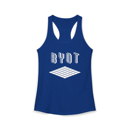 BYOT Women's Racerback Tank - Perspective