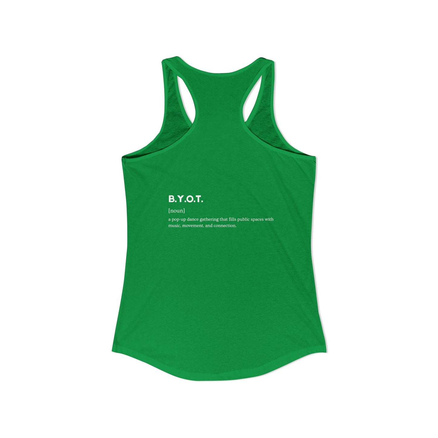 BYOT Women's Racerback Tank - Perspective