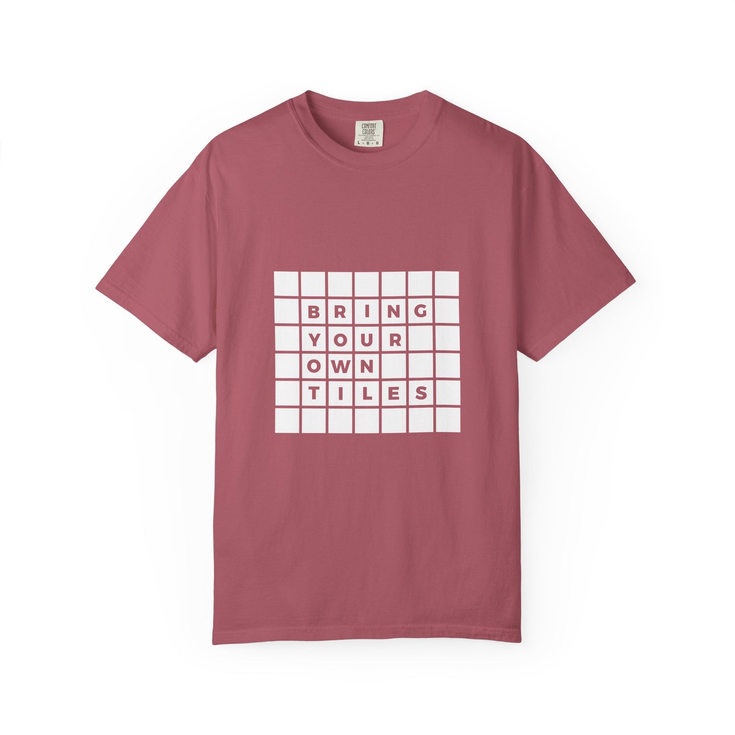 BYOT - Unisex Tee - Text Tile Type - (white graphic) CC