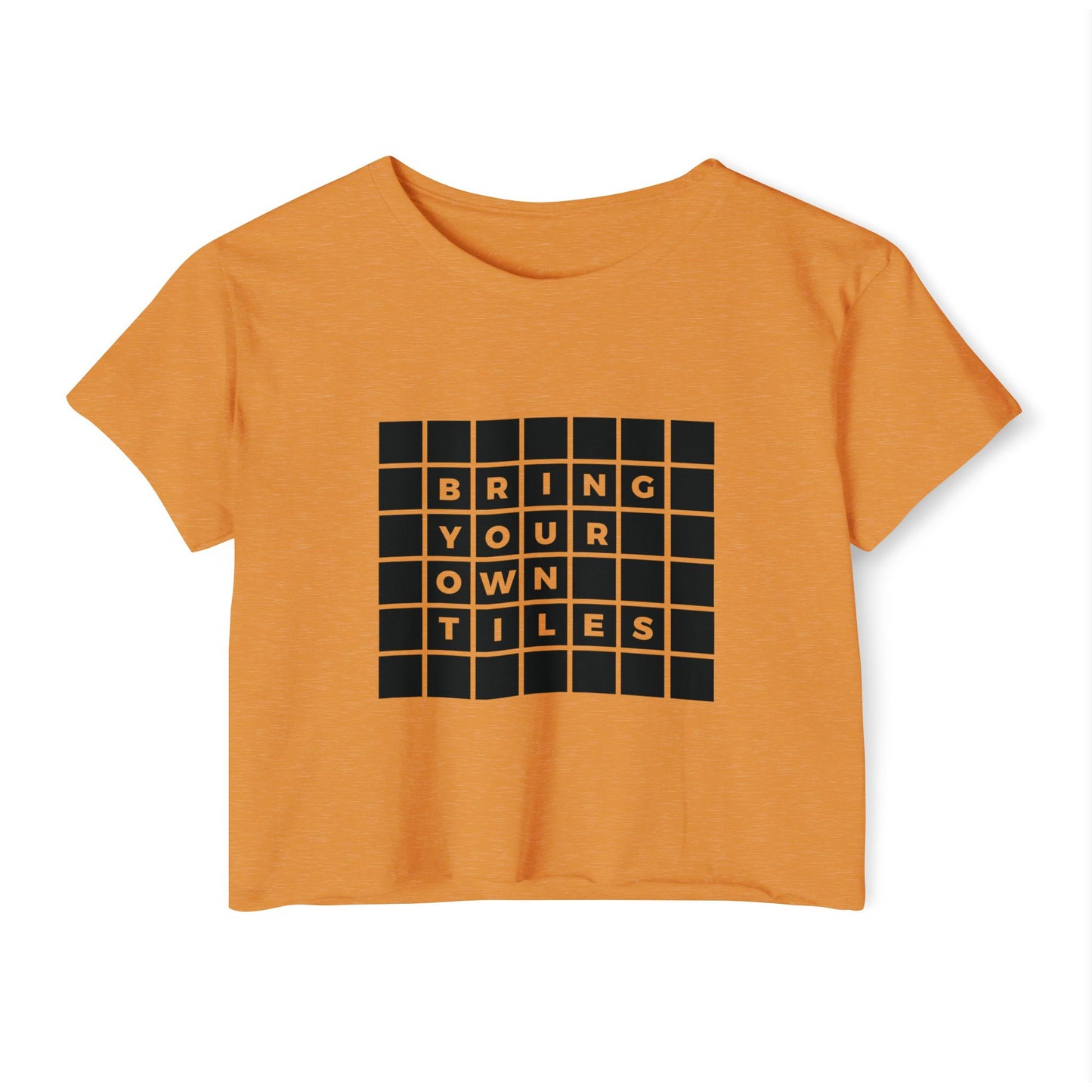 BYOT - Crop Top - Text Tile Type
